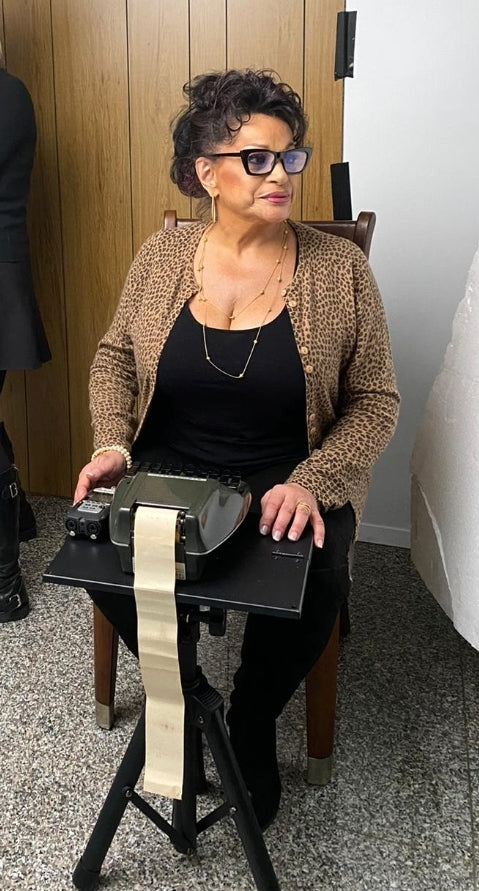 Official"Queen Of Manhattan" Stenography Machine Signed